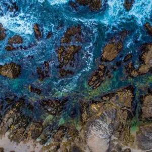 Above the rocks