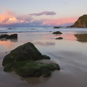 Rocks in sea