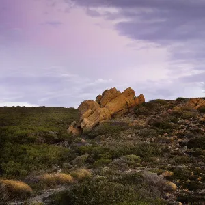 Rocky outcrop in margaret river