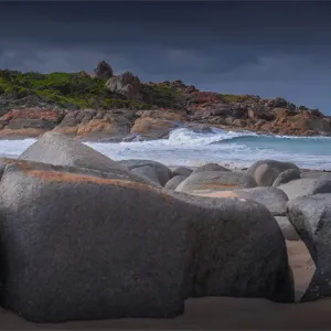 Rocky Outcrops Print at Broken Arm Beach, King Island Rocky Outcrops Print at Broken Arm Beach, King Island