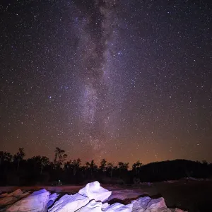 Rocky River Milky Way Print