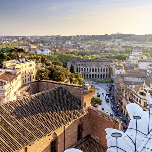 Rome, view at sunset