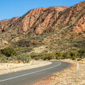 Ross Highway east of Alice Springs. Australia Ross Highway east of Alice Springs. Australia