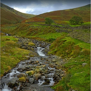 A running brook in the Lake district, Cumbria, north west England, United kingdom