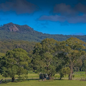 A rural scene in the Cherokee countryside, Macedon Ranges, Victoria, Australia
