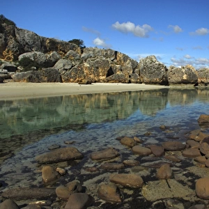 Salt water lagoon on Kangaroo Island, Flinders Chase National Park, South Australia, Australia