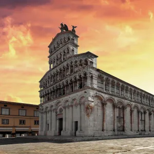 San Michele in Foro, Lucca, Tuscany, Central Italy