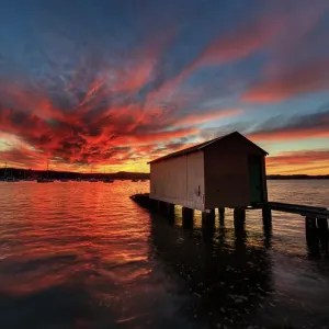 Saratoga sunset Saratoga sunset