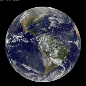 Satellite View of Americas on Earth Day, April 22nd 2014 Satellite View of Americas on Earth Day, April 22nd 2014