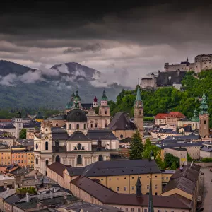 Scenic Viewpoint around the city of Salzburg, Austria
