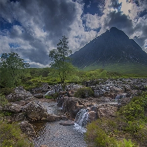 The scenically beautiful mountainous area of Etive mor in the Western highlands of Scotland