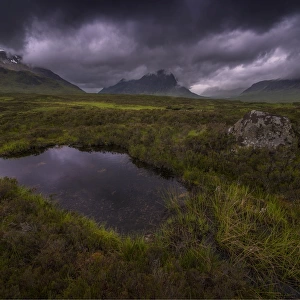 The scenically beautiful mountainous area of Etive mor in the Western highlands of Scotland