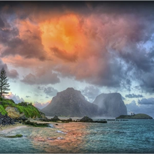 Scenically beautiful and a world heritage designated location, Lord Howe Island lies between the South Pacific ocean and the Tasman sea off the coast of New South Wales, Australia