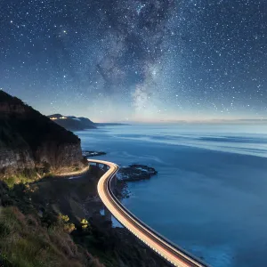 Seacliff bridge night