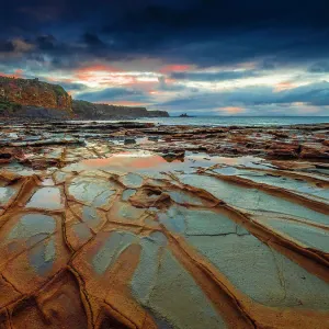 Shack bay on the Bunurong Bass Coastline, South Gippsland, Victoria, Australia