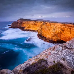 Costa de la Playa Sheringa, Península Eyre, Australia del Sur. Costa de la Playa Sheringa, Península Eyre, Australia del Sur.