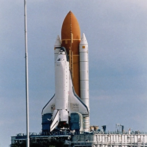 Shuttle on the Launch Pad