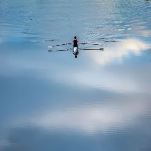 sky rowing