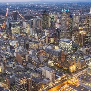 Skyline view of Melbourne, Australia
