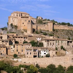 Spain, Aragon, Alquezar, city and fortress