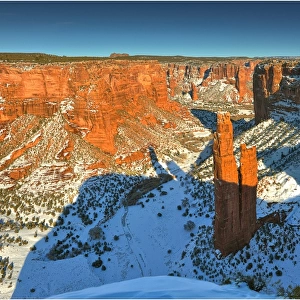 Spider rock, Canyon De Chelly, Arizona, Western united States of America