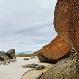 Squeaky Beach River and Rocks