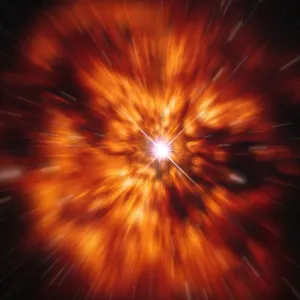 Hubble Telescope Print: Star and Nebula Zoom Hubble Telescope Print: Star and Nebula Zoom