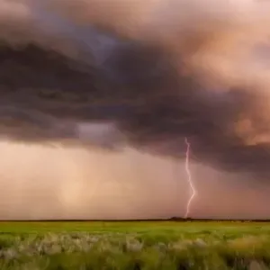 Storm on Plum Plane Print, Fitzroy Crossing WA