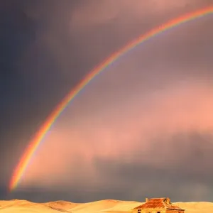 Storm and rainbow Storm and rainbow