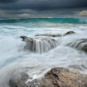 Stormy morning at Avalon Beach