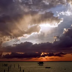 Stormy sunset Stormy sunset