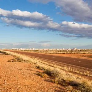 Stuart Highway. Coober Pedy. South Australia Stuart Highway. Coober Pedy. South Australia