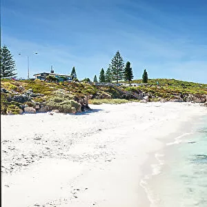 Stunning white sandy beach in Perth Western Australia