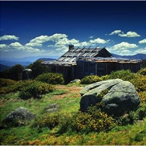 Summer in the high country of Central Victoria, near the summit of Mount Stirling