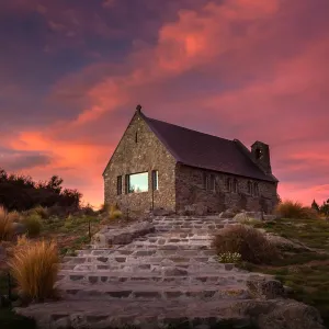 Before sunrise at Church of the Good Shepherd