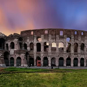 Sunrise at the Colosseum, Rome, Lazio, Italy