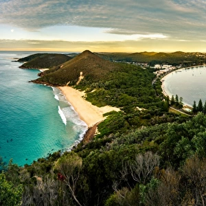 Sunrise at Shoal Bay from Mount Tomaree, New Sputh Wales