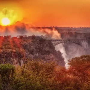 Sunrise, Victoria Falls, Zimbabwe Sunrise, Victoria Falls, Zimbabwe