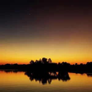 Sunrise over water