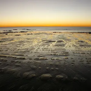 Sunset at Barn Hill Station near Broome showing of the mudflats Sunset at Barn Hill Station near Broome showing of the mudflats