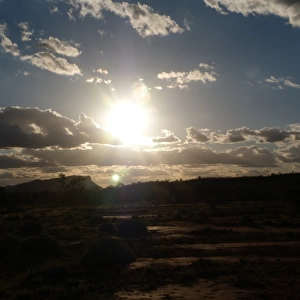 Sunset in the desert, Alice Springs