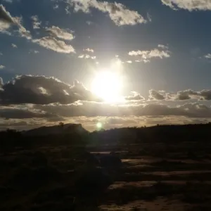 Sunset in the desert, Alice Springs Sunset in the desert, Alice Springs