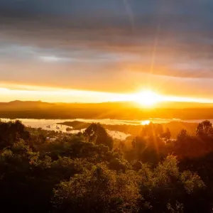Dramatic Sunset Print from Noosa National Park