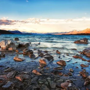 Sunset at Lake Tekapo Sunset at Lake Tekapo