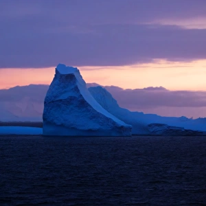 Sunset At Le Maire Straits, Antartica