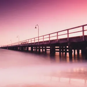Sunset over Port Melbourne