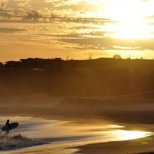 Sunset surfing Sunset surfing