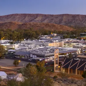 Sunset View of Alice Springs From Anzac Hill, Northern Territory, Australia