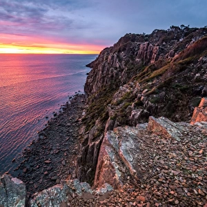 Sunset at West Head, Tasmania
