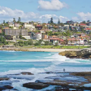 Surfer at Bronte Beach